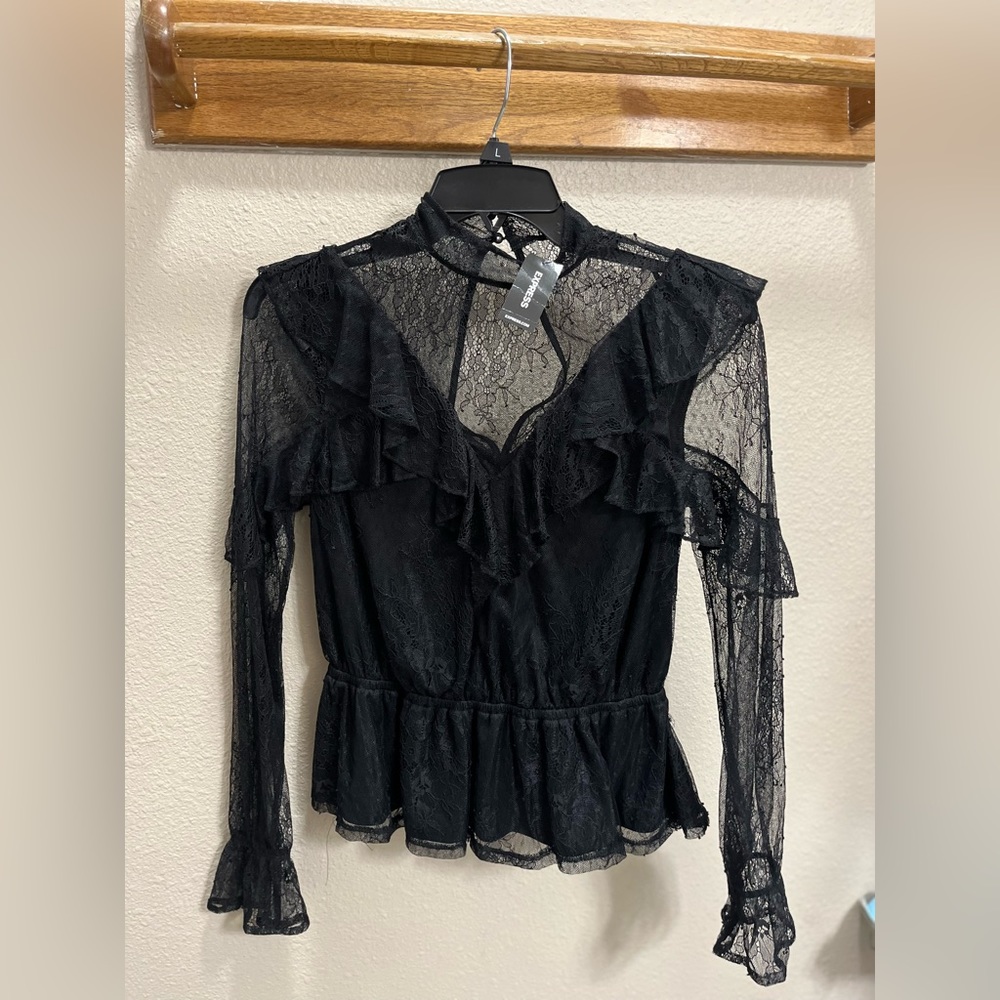 Express lace blouse.